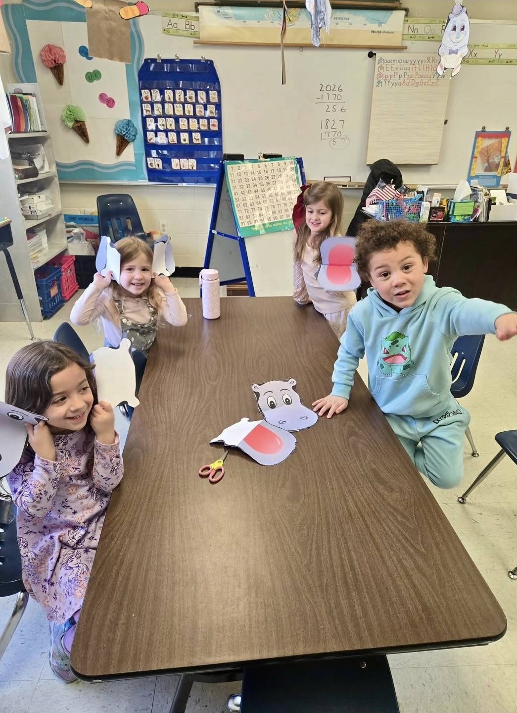 Children learning in the classroom
