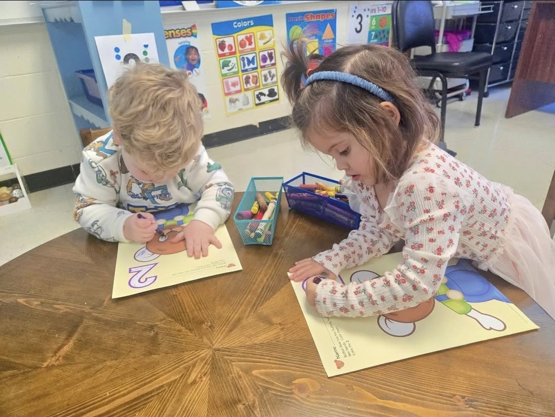 Children learning and growing at Way of Faith Christian Preschool